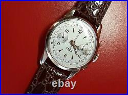 Ancienne montre homme Chronograph SUISSE pl or Swiss Made