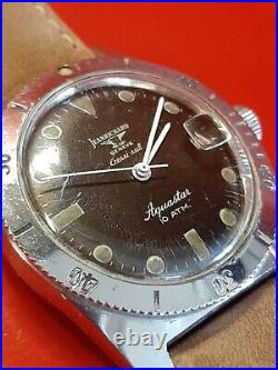 Ancienne montres homme aquastar Jean Richard 1960s 1701 vintage diver