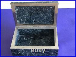 Antique All Natural Stone Jewelry Box