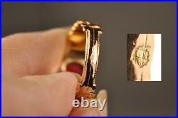 BAGUE ANCIEN OR MASSIF 18K ANTIQUE SOLID GOLD RING 4,9 GR 19th c