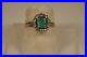 Bague-Ancien-Or-Massif-18k-Diamant-Emeraude-Antique-Solid-Gold-Emerald-Ring-01-ahal