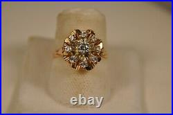 Bague Ancienne Or Massif 18k Antique Solid Gold Ring