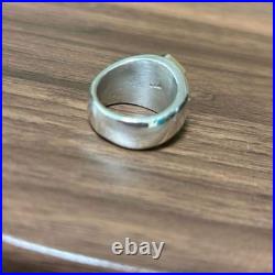 Bague croix en fer argent 925 25 g gros 14 bijoux anciens indiens du Japon