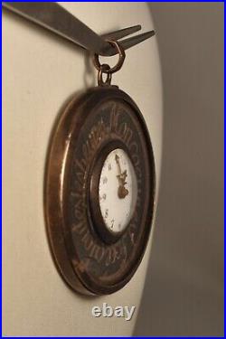 Bijou Sentiment Ancien Montre Antique Pinchbeck Watch Pendant