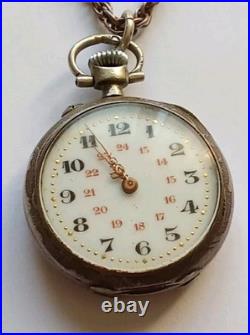 Bijoux / Collection / Joaillerie / Ancienne Montre a Gousset Argent Poinçonné