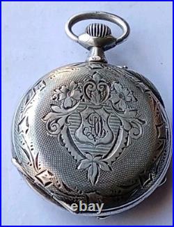 Bijoux / Collection / Joaillerie / Ancienne Montre a Gousset Argent Poinçonné