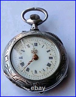 Bijoux / Collection / Joaillerie / Ancienne Montre a Gousset Argent Poinçonné