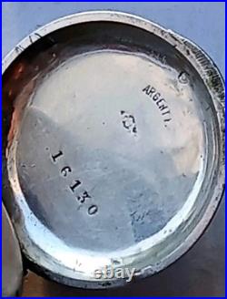 Bijoux / Collection / Joaillerie / Ancienne Montre a Gousset Argent Poinçonné