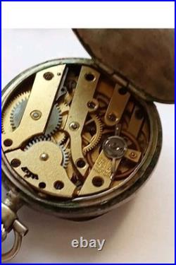 Bijoux / Collection / Joaillerie / Ancienne Montre a Gousset Argent Poinçonné