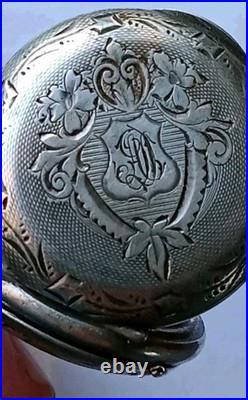 Bijoux / Collection / Joaillerie / Ancienne Montre a Gousset Argent Poinçonné