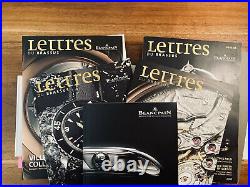 Blancpain livres de table basse catalogues magazines lettres chrono or toubillon