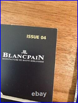 Blancpain livres de table basse catalogues magazines lettres chrono or toubillon