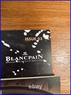 Blancpain livres de table basse catalogues magazines lettres chrono or toubillon