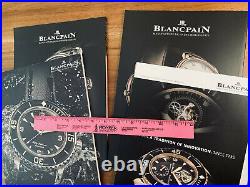 Blancpain livres de table basse catalogues magazines lettres chrono or toubillon