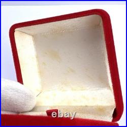Boite montre de poche velours rouge boite à bijoux vintage bon solide ancien Boite montre de poche velours rouge boite à bijoux vintage bon solide ancien