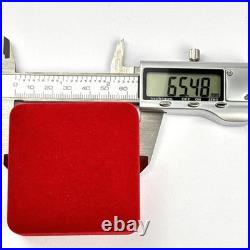 Boite montre de poche velours rouge boite à bijoux vintage bon solide ancien