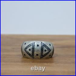 Bracelet Touareg Argent Bijoux Ethniques Ancien Vintage Bois d'ébène