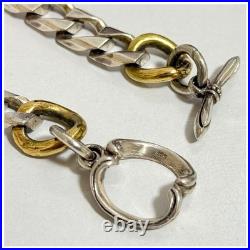 Bracelet ancien en argent sterling 925 20 cm 34 g bijoux unisexes du Japon