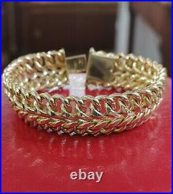Bracelet ancien en or rose 18 carats