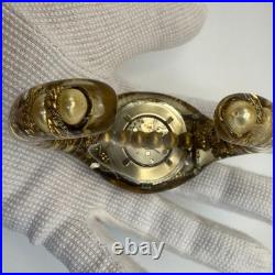 Bracelet ancien en résine RUKA lourd 73 g bijoux uniques utilisés du Japon