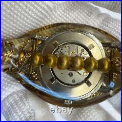 Bracelet ancien en résine RUKA lourd 73 g bijoux uniques utilisés du Japon