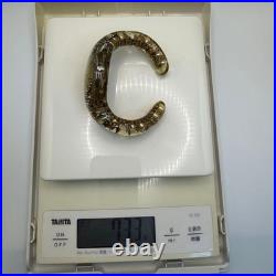 Bracelet ancien en résine RUKA lourd 73 g bijoux uniques utilisés du Japon