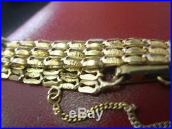 Bracelet ancien fin en or 18 carats