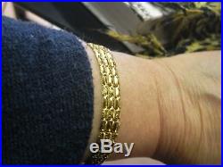 Bracelet ancien fin en or 18 carats