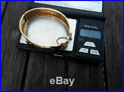Bracelet ancien or 18 k 12 grammes en l'état