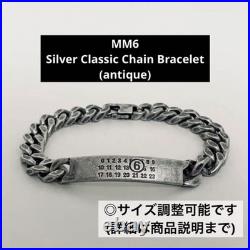 Bracelet chaîne ancien argent Mizu-sama bijoux cadeau en argent sterling du