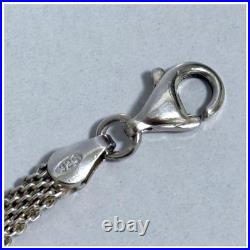Bracelet maille Italie argent 925 17,5 cm bijou ancien vintage du Japon