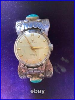 Bracelet montre SEIKO SUPER ancien turquoise 15 bijoux vintage timepiece