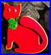 Broche-epingle-vintage-Noel-rouge-vert-Lea-Stein-Watching-Cat-signee-01-quyn