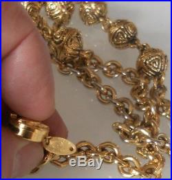CHANEL Collier Sautoir Ancien 1985 Vintage Necklace