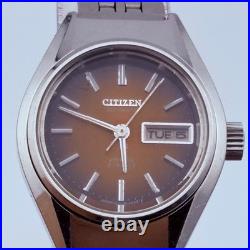 CITIZEN ancien 4-661192-TA 28800 21 bijoux cadran orange cristal rayures 22,1 mm