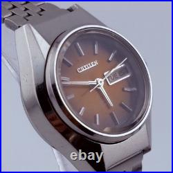 CITIZEN ancien 4-661192-TA 28800 21 bijoux cadran orange cristal rayures 22,1 mm