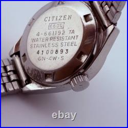 CITIZEN ancien 4-661192-TA 28800 21 bijoux cadran orange cristal rayures 22,1 mm