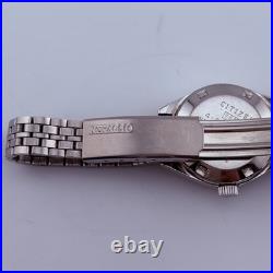 CITIZEN ancien 4-661192-TA 28800 21 bijoux cadran orange cristal rayures 22,1 mm