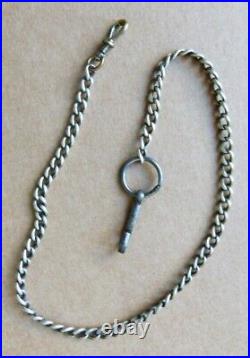 Chaine de montre gousset en ARGENT ancien silver albert chain