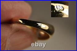 Chevaliere Ancien Or Massif 18k Antique Solid Gold Ring T59