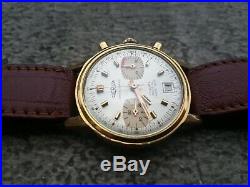 Chronograph Eberjax Ancien 1960 Montre Homme Vintage Valjoux 7734 A Reviser