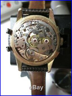 Chronographe ancien Dreffa Genève, Valjoux 92, vintage, révisé