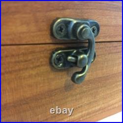 Coffret en bois, collection, pistolet ancien, montres, bijoux, couteaux, bois