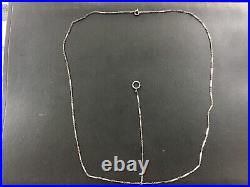 Collier Vintage Pendentif Et Montre En Argent Sterling Pre Guerre Allemagne Élégant