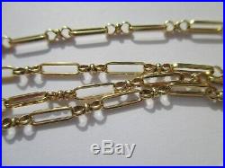 Collier draperie ancien filigranes Or massif 18 carats French gold 750