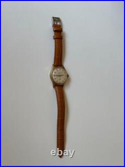 D. F. Ancien cadran texturé art déco mécanique 15 bijoux 33 mm années 60