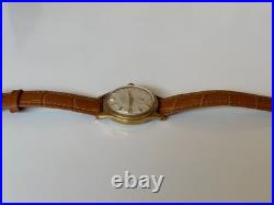 D. F. Ancien cadran texturé art déco mécanique 15 bijoux 33 mm années 60