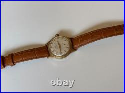 D. F. Ancien cadran texturé art déco mécanique 15 bijoux 33 mm années 60