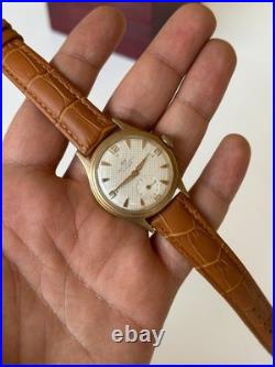 D. F. Ancien cadran texturé art déco mécanique 15 bijoux 33 mm années 60