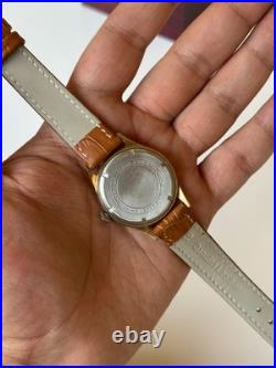 D. F. Ancien cadran texturé art déco mécanique 15 bijoux 33 mm années 60